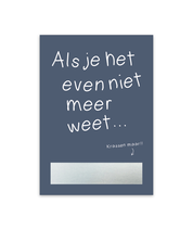 Kraskaart 'Adem in, adem uit'