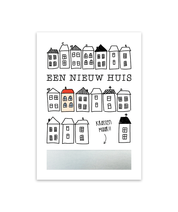 Kraskaart 'Een nieuw huis'