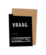 Kraskaart 'Wil je onze planten verzorgen tijdens onze vakantie?'
