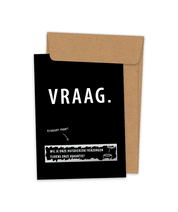 Kraskaart 'Wil je onze huisdier(en) verzorgen tijdens onze vakantie?'